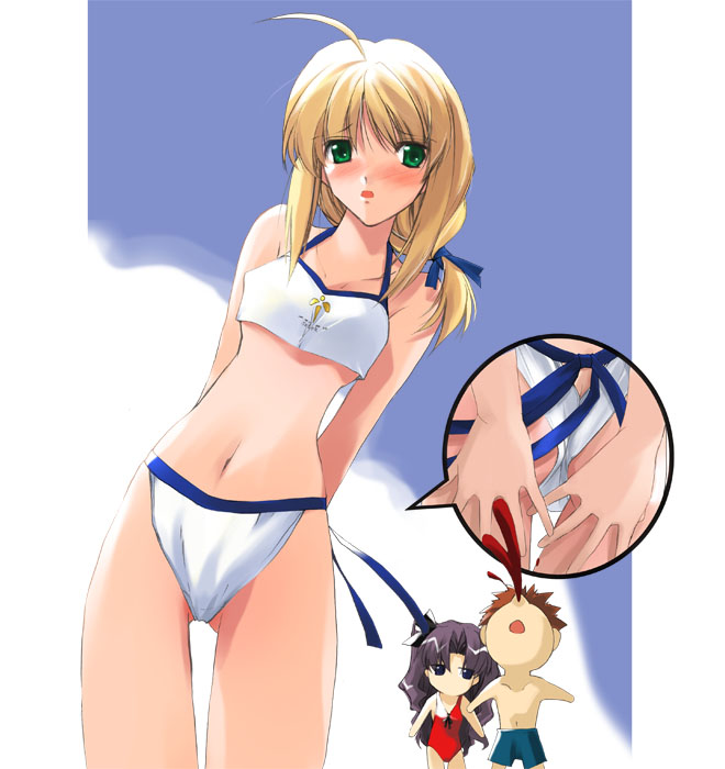 Nagare Hyougo Artoria Pendragon All Saber Tohsaka Rin Fatestay